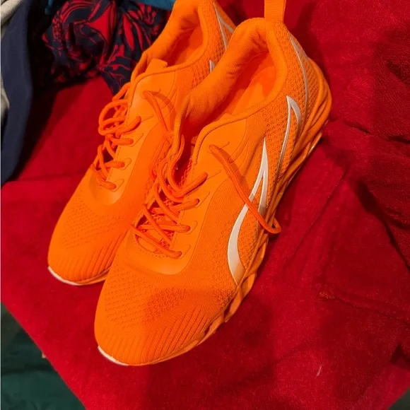 Men's Orange Athletic Shoes - Picture 1 of 3